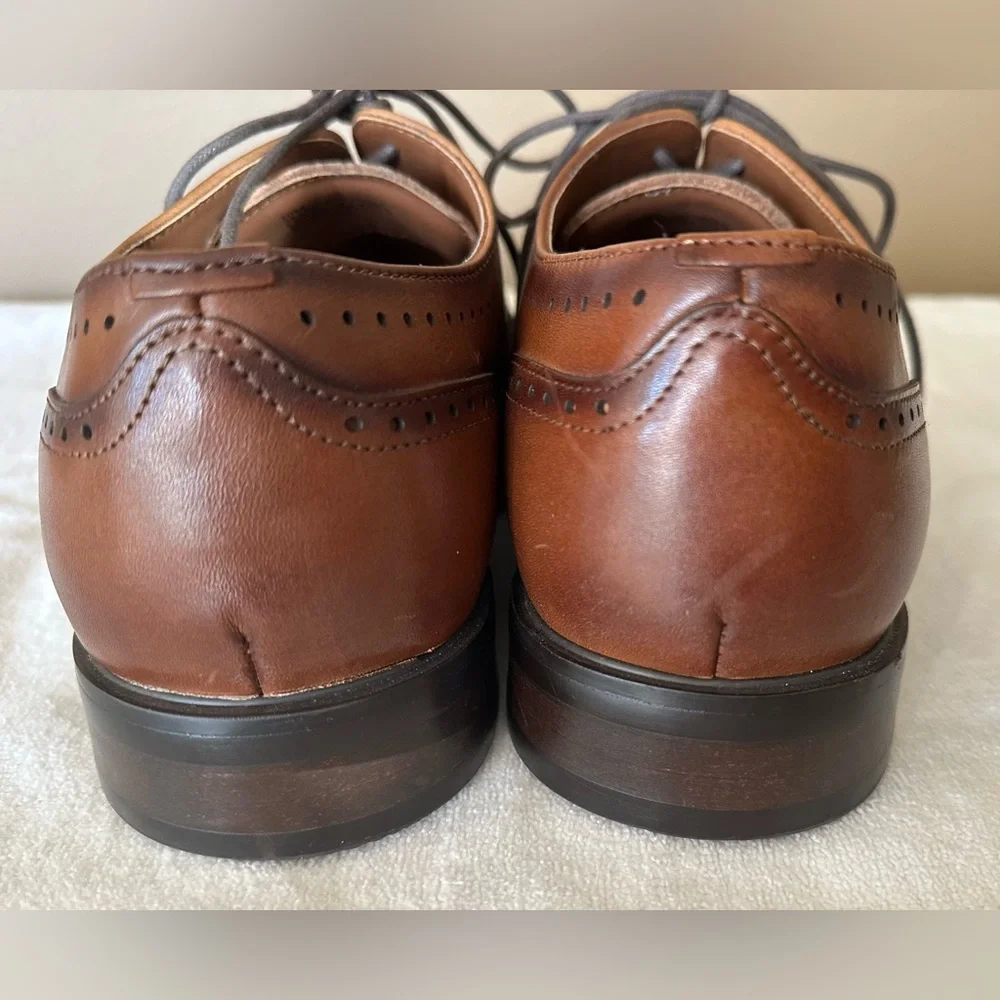 Nordstrom Rack Men’s ‎ Brown Leather Oxford Shoes - Size 10